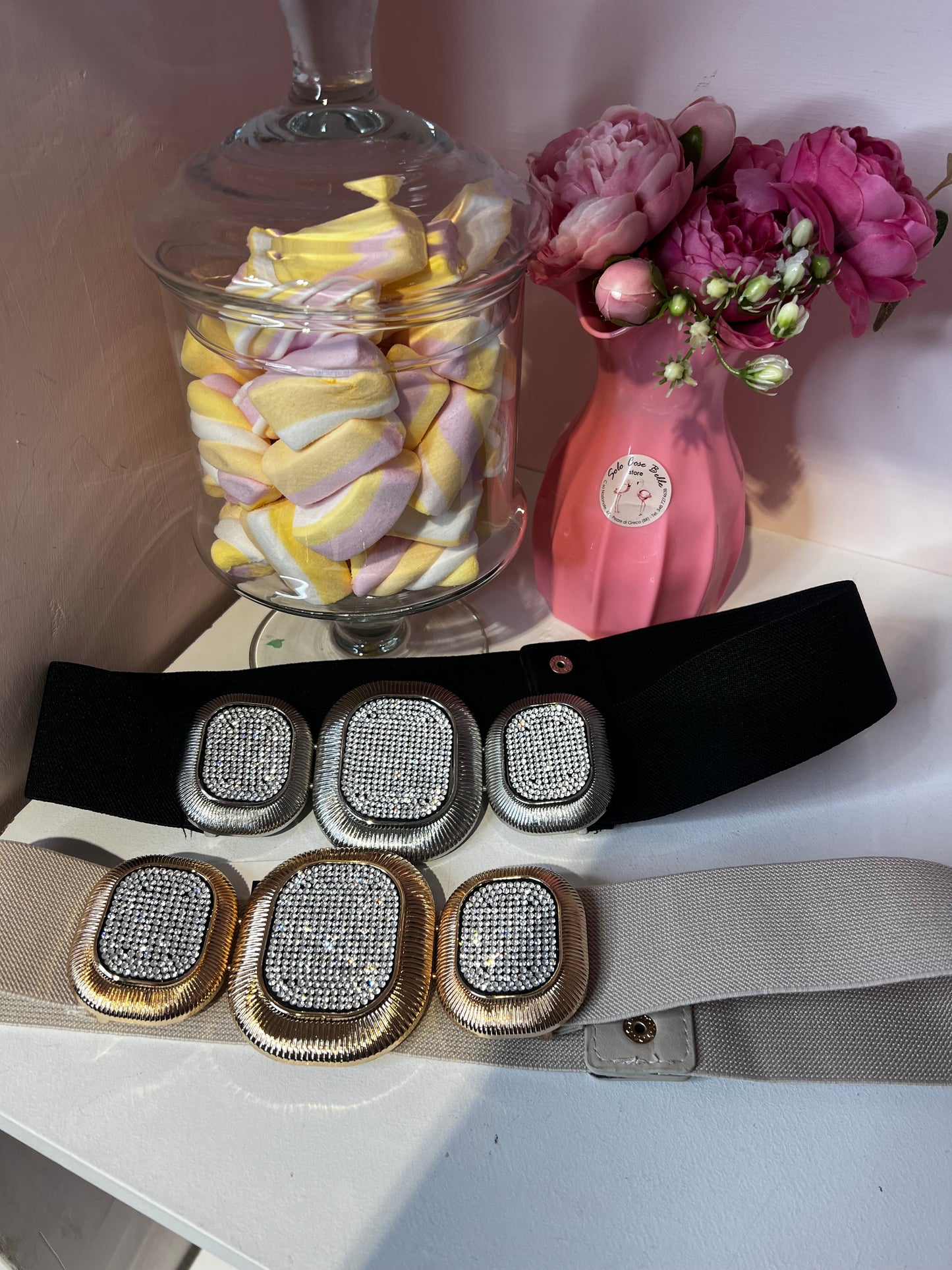 Cintura Elasticizzata Strass