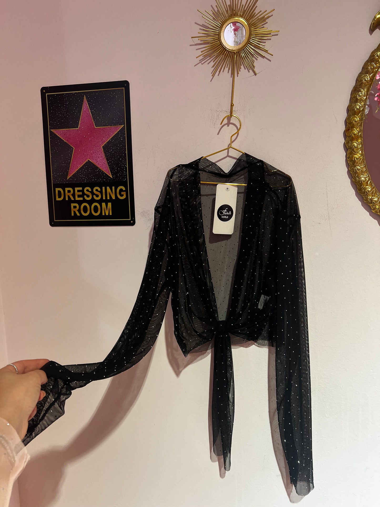 Coprispalla Tulle MicroStrass