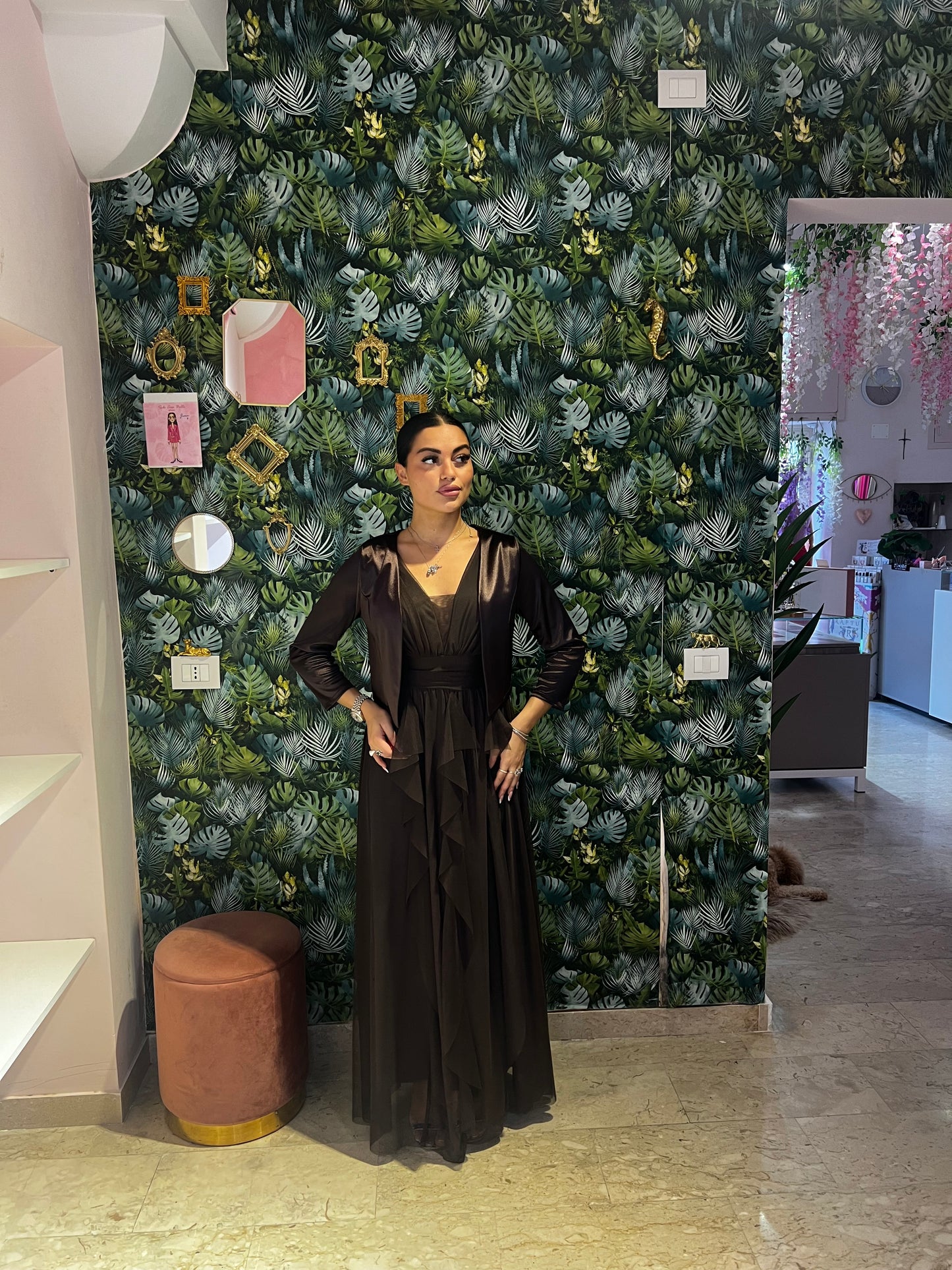 Coprispalla Cerimonia Effetto Raso