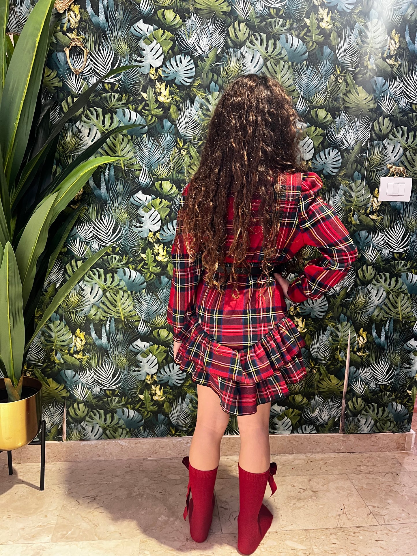 Abito Bimba Scozzese