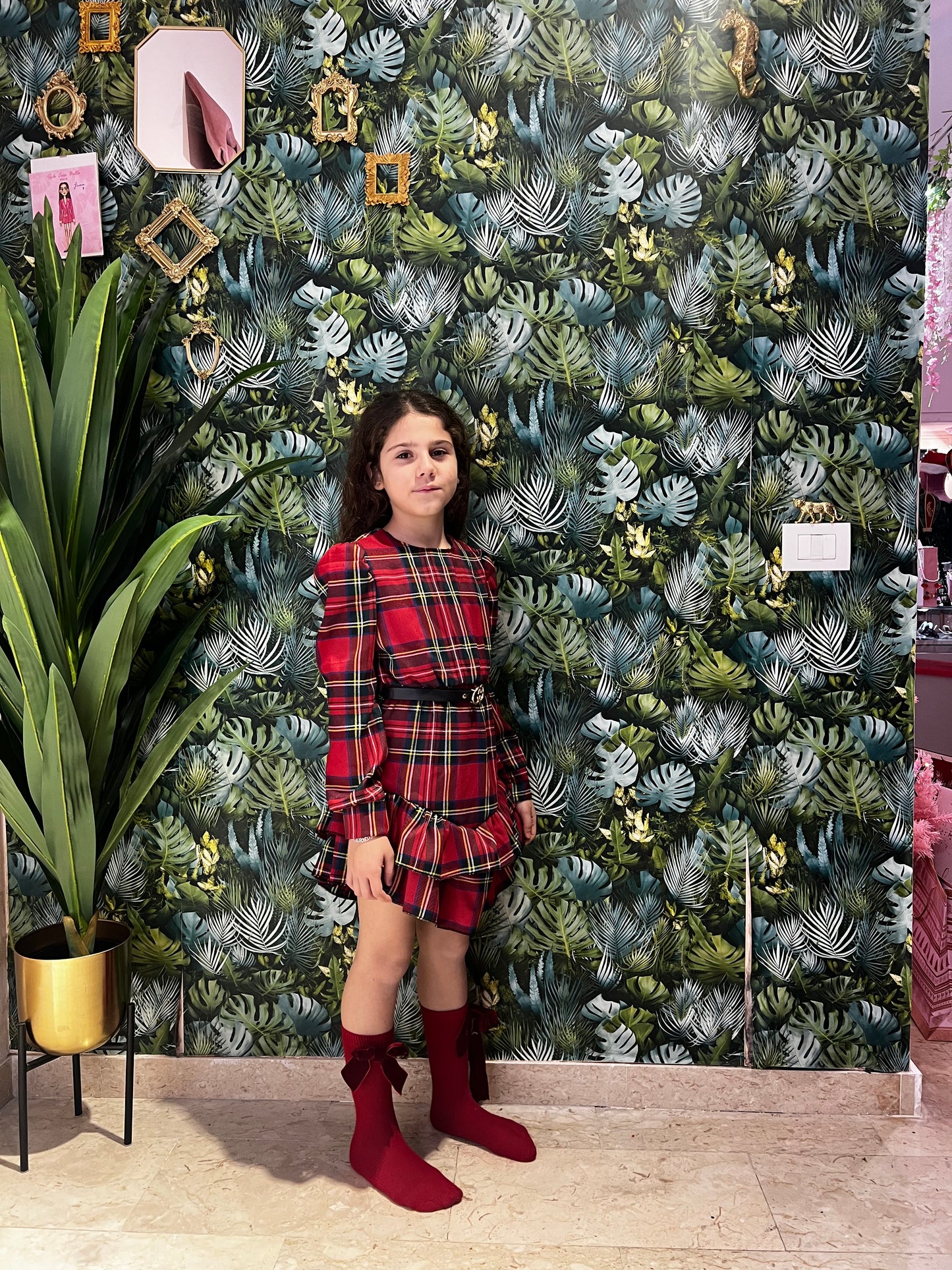 Abito Bimba Scozzese