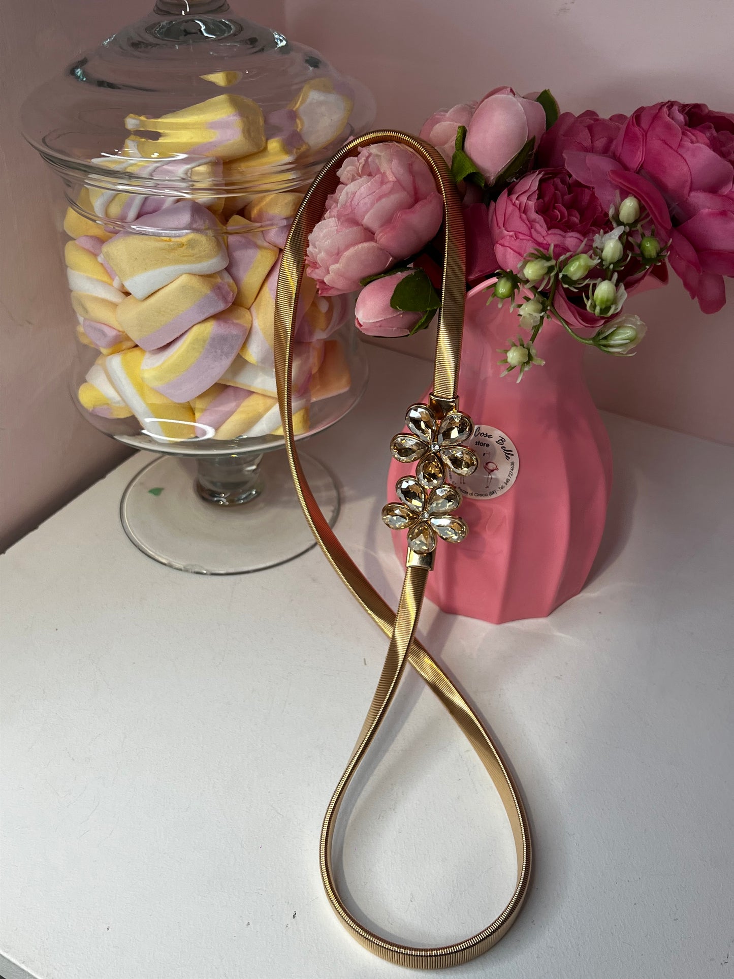 Cintura Elasticizzata Fiore