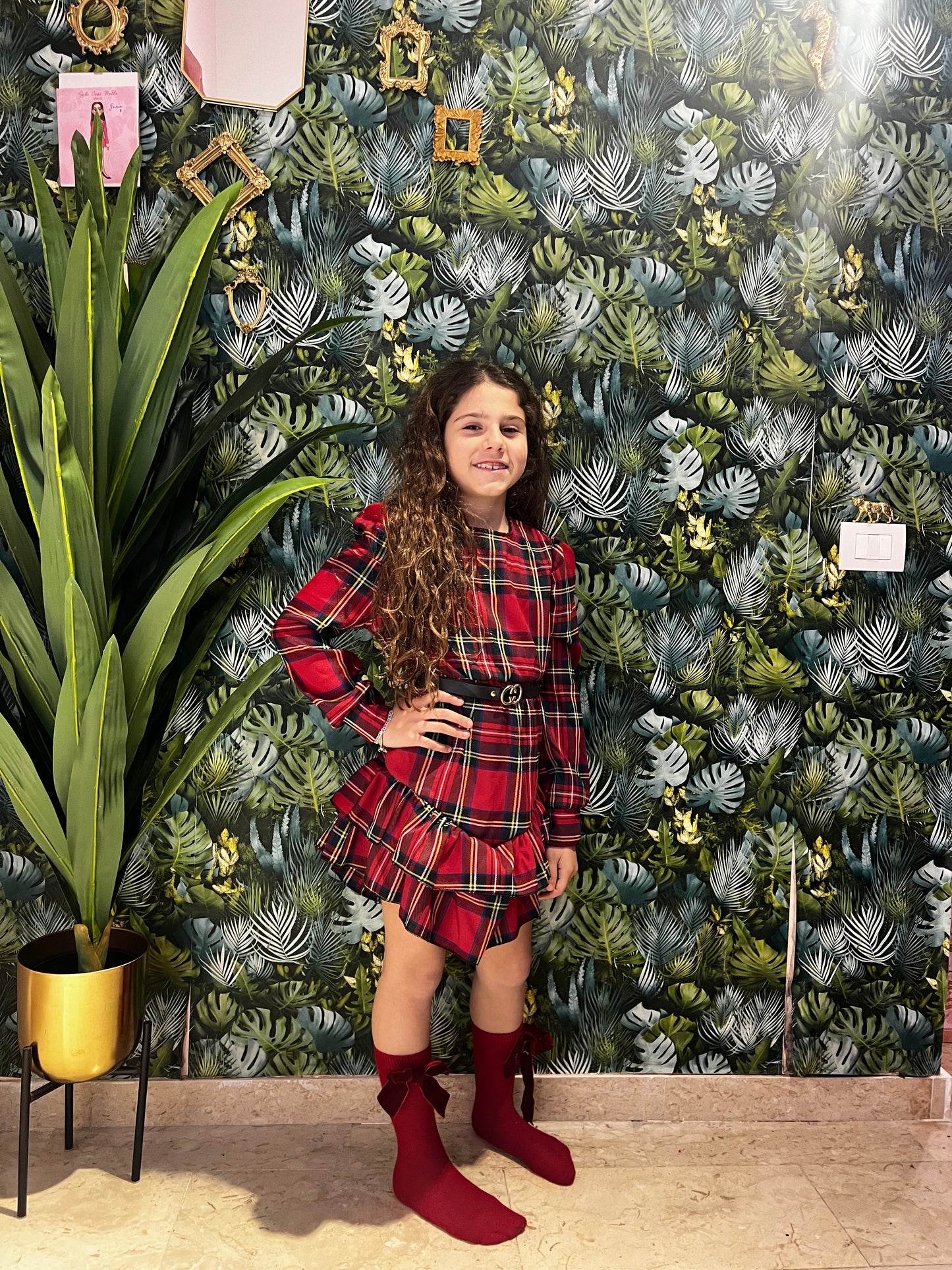 Abito Bimba Scozzese