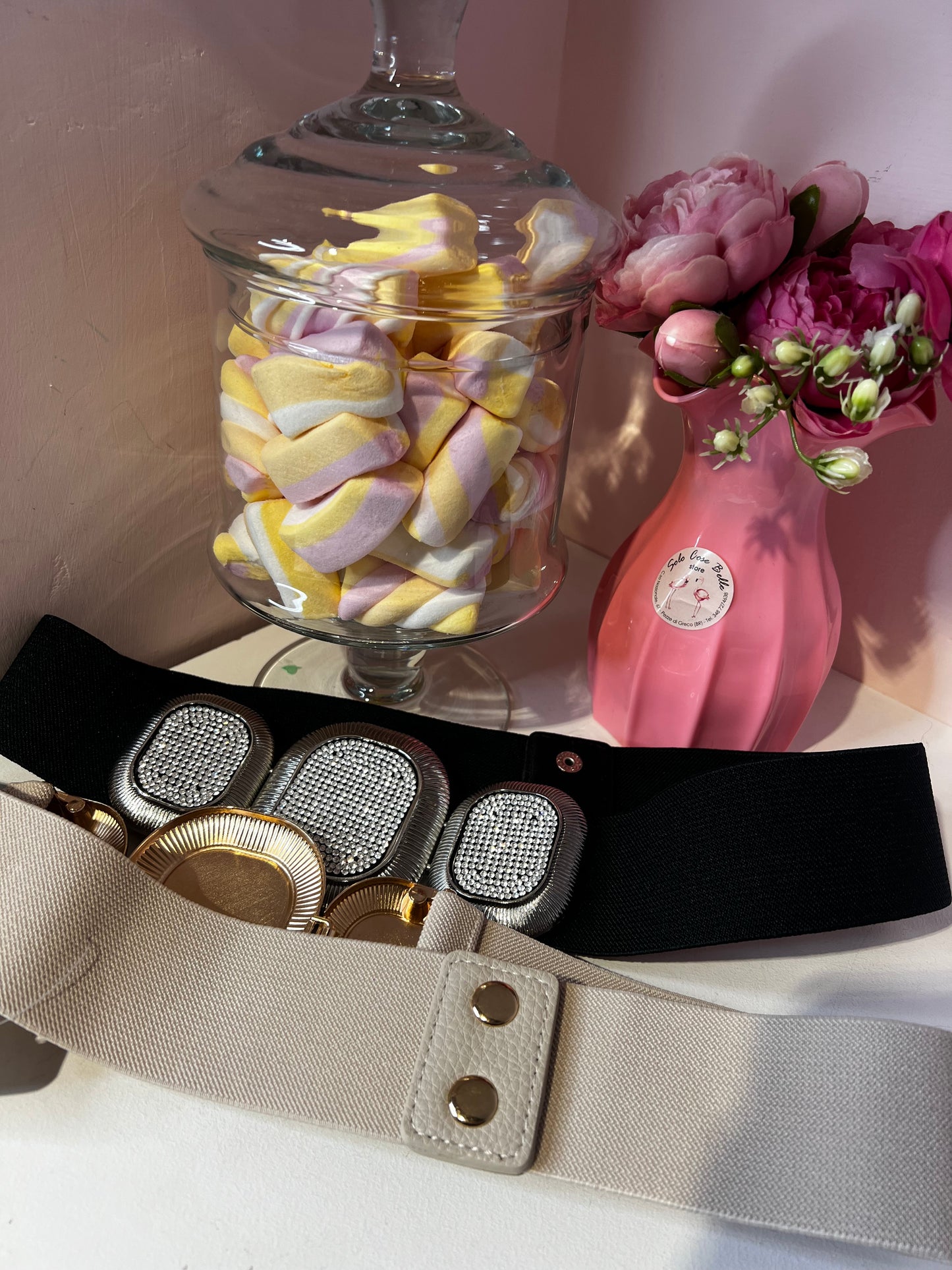 Cintura Elasticizzata Strass