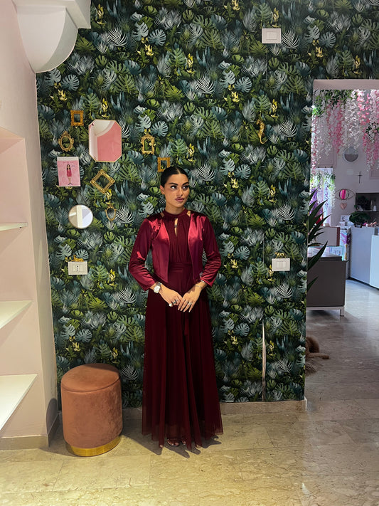 Coprispalla Cerimonia Effetto Raso