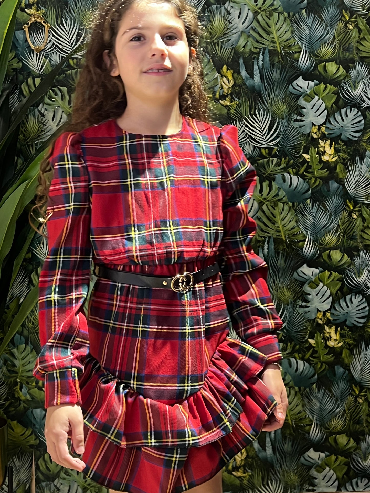 Abito Bimba Scozzese