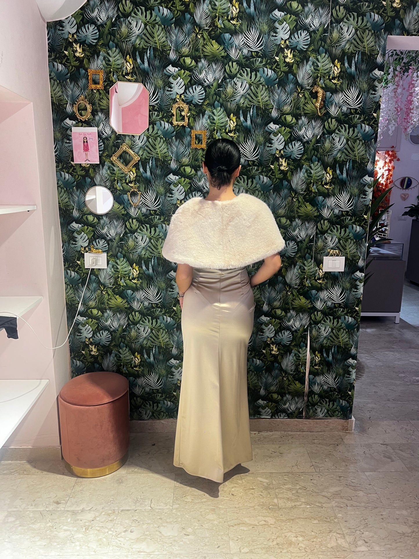 Mantellina Eco Pelliccia