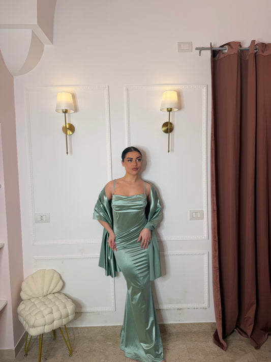 Abito Naomi con stola inclusa