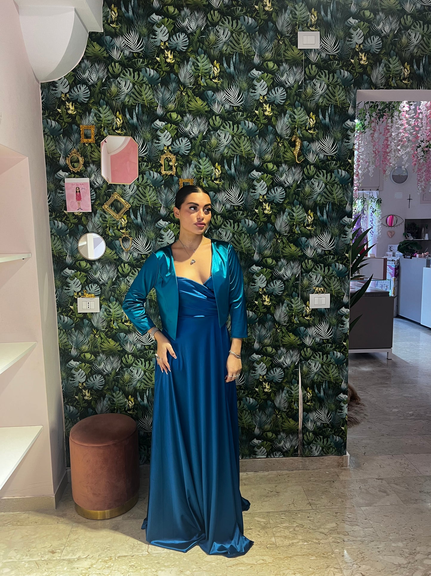 Coprispalla Cerimonia Effetto Raso