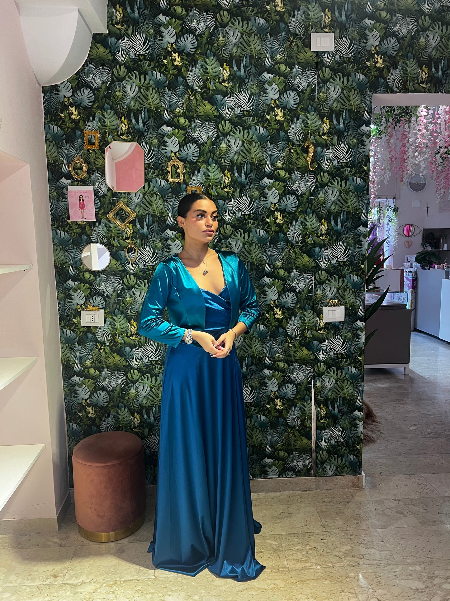 Coprispalla Cerimonia Effetto Raso