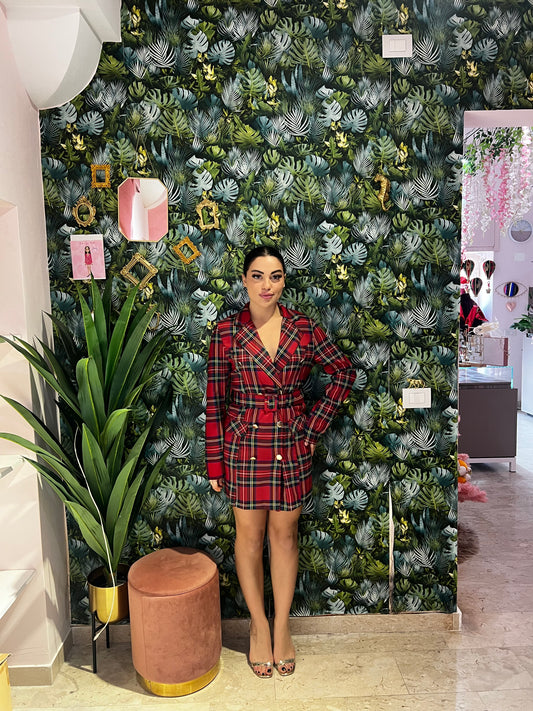 Abito Blazer Tartan