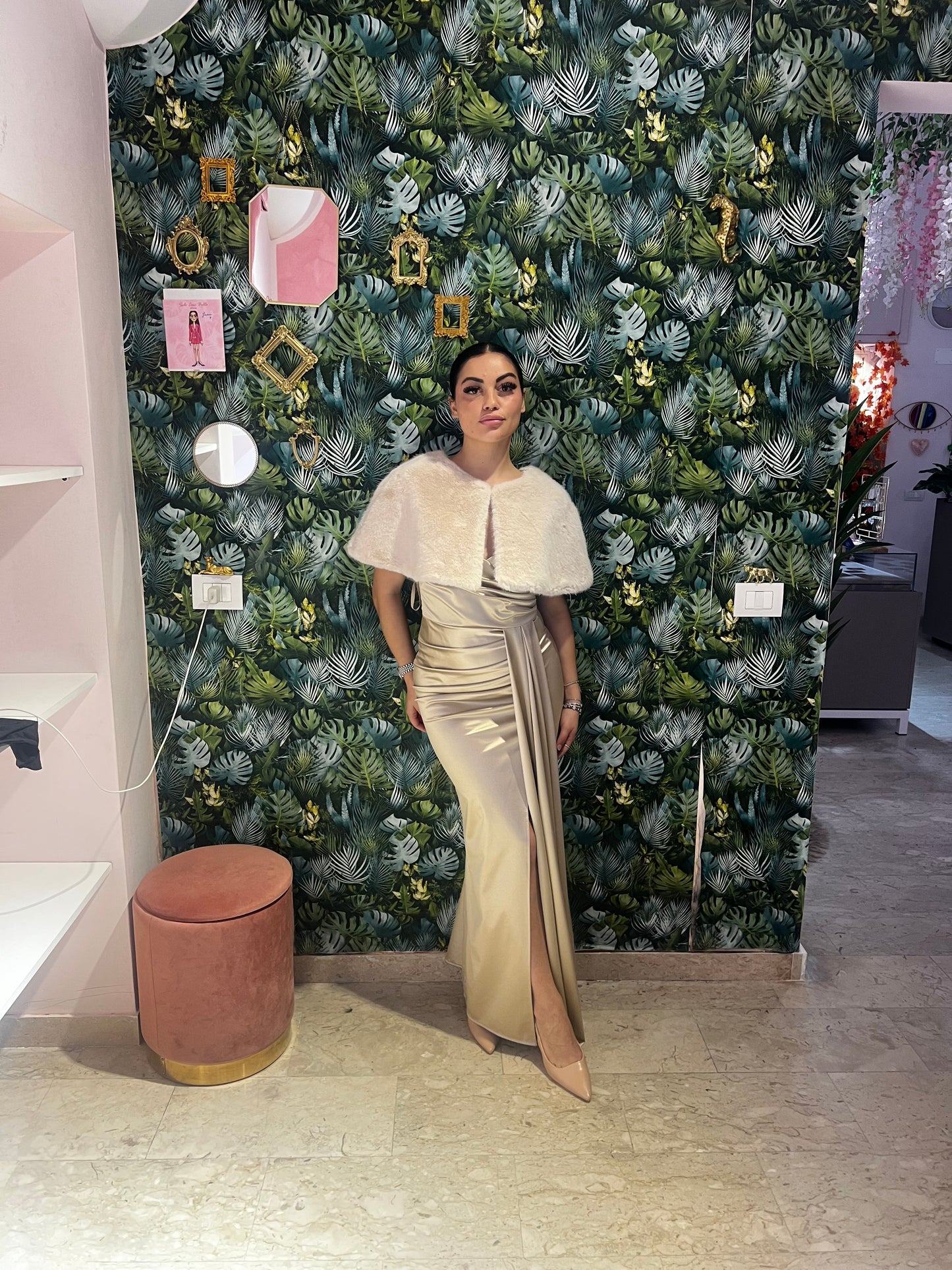 Mantellina Eco Pelliccia