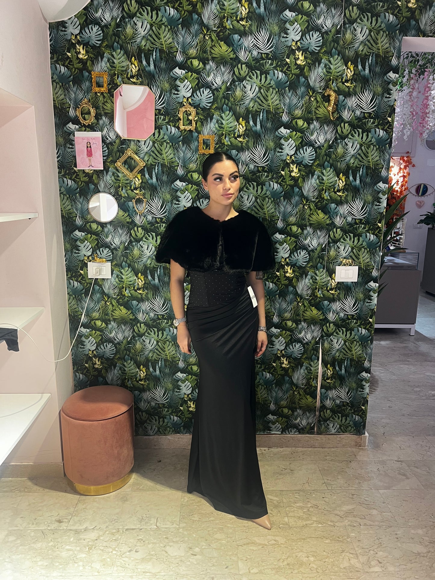 Mantellina Eco Pelliccia